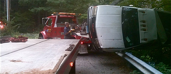 Emergency CT towing and recovery