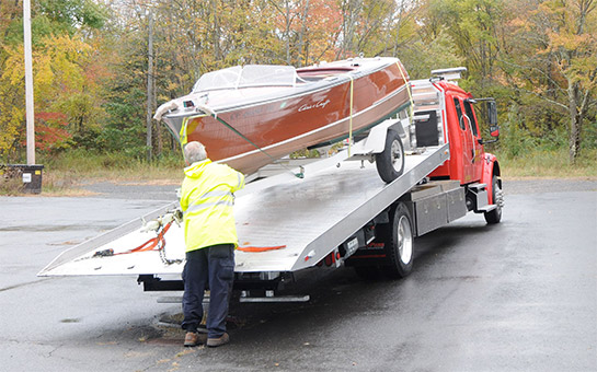Boat hauling and equipment hauling or moving in CT